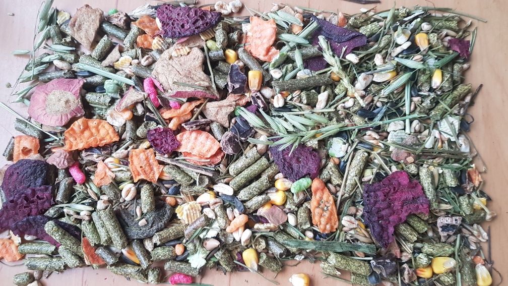 Pokarm karma dla gryzoni 1KG PREMIUM MIX szynszyl chomik koszatniczka