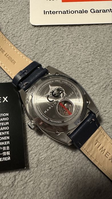 Zegarek Timex Marlin automatic silver
