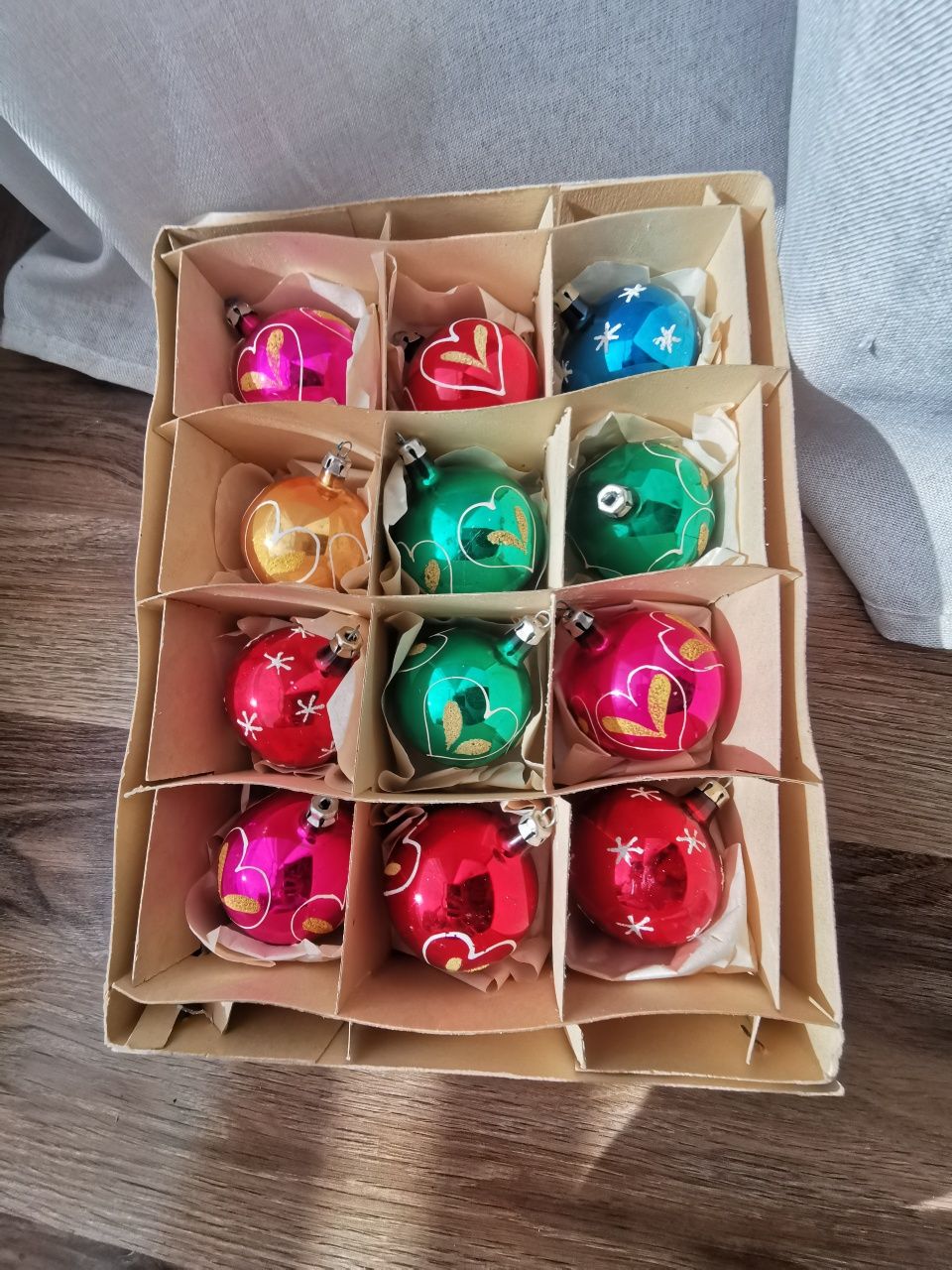 Stare bombki choinkowe z prl