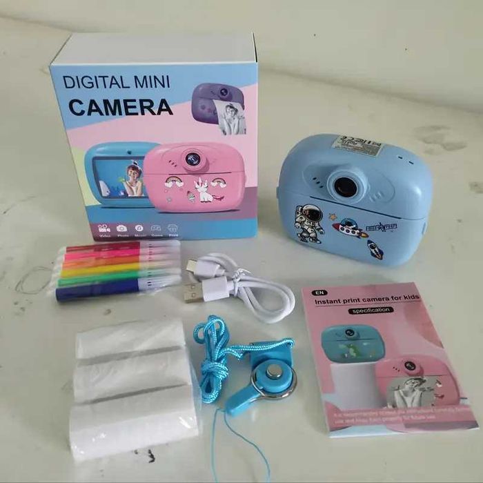 Дитяча Камера миттєвого друку з Акумулятором, Дитячий фотоапарат