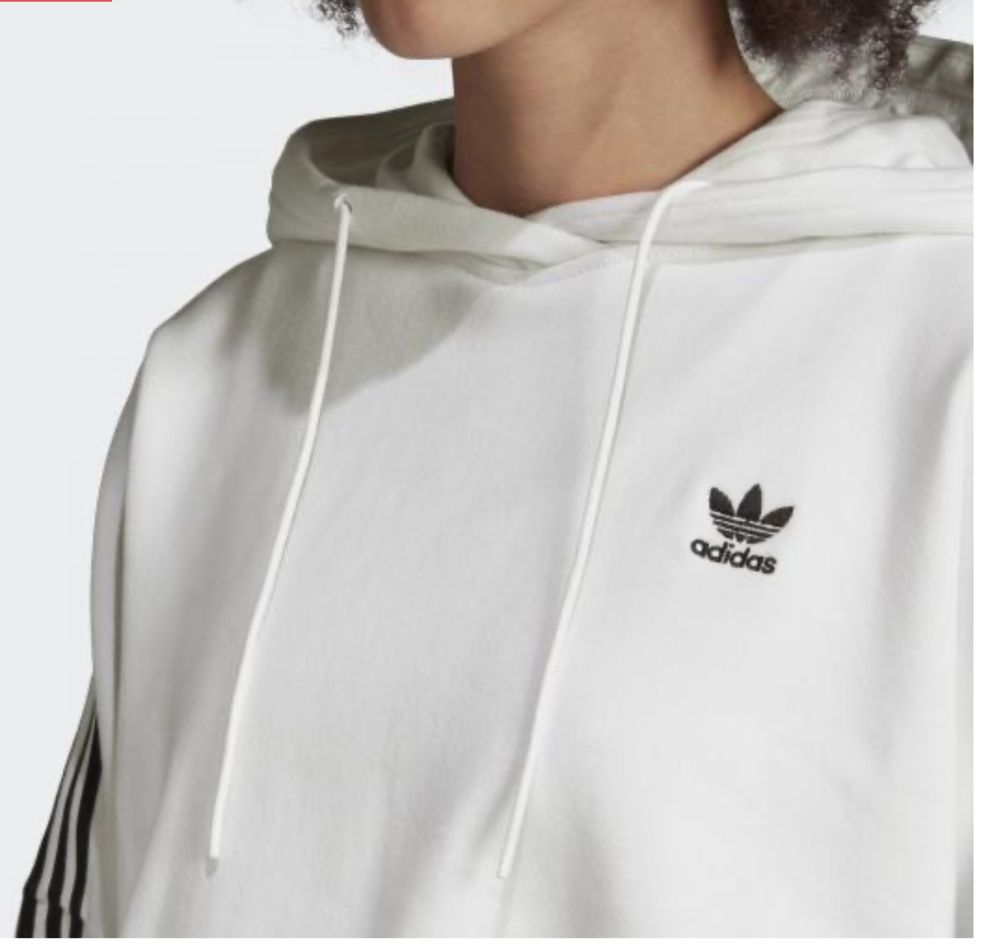 Adidas укороченная худи, m