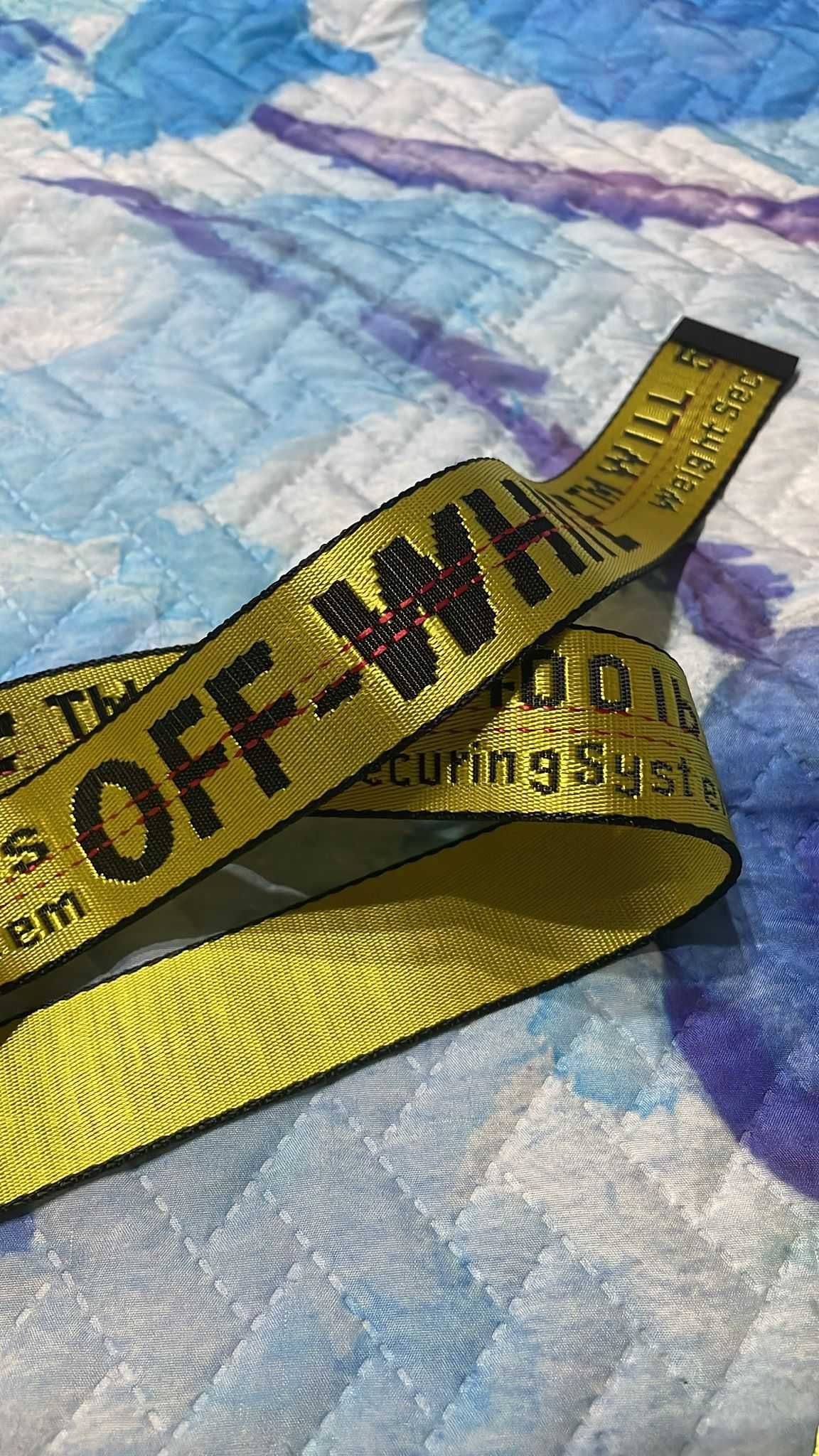 Cinto Off-White Amarelo