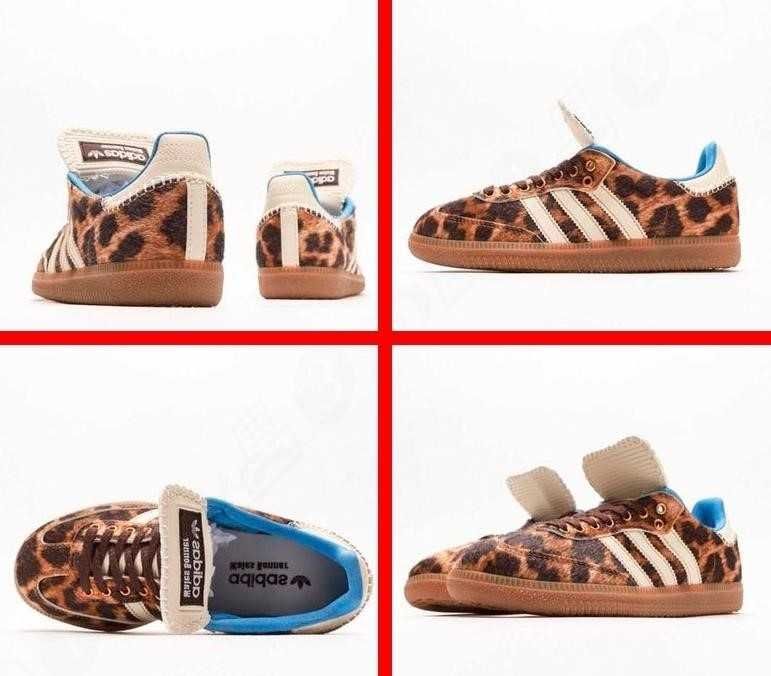 Женские кроссовки Adidas Samba Pony Wales Bonner Leopard 36-41 адидас