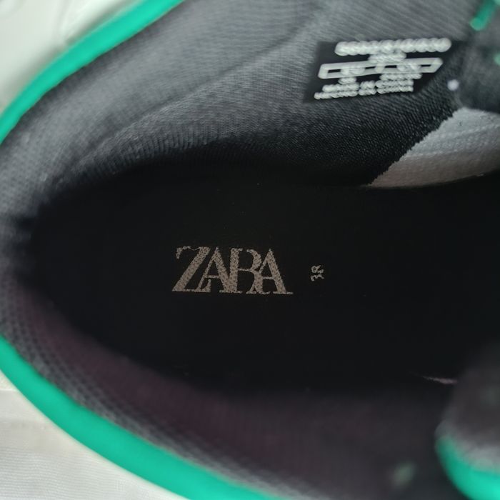 Высокие кожаные кеды кроссовки хайтопы Zara 38 р