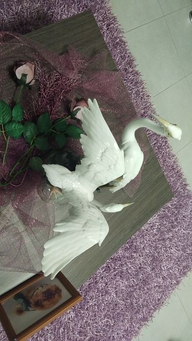 Escultura em Porcelana Garças Lladró - Animais