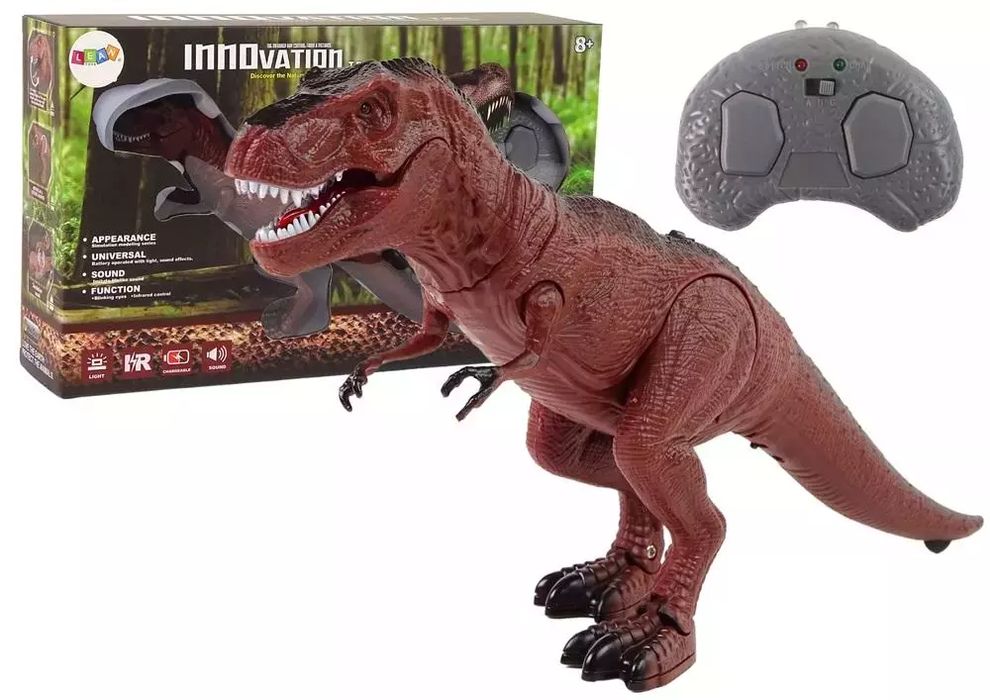 Tyranozaur rex R/C z dźwiękiem. Leantoys