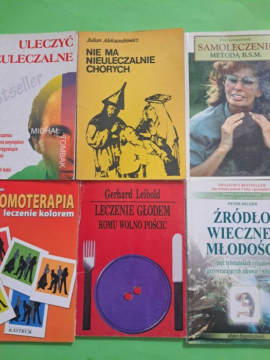 Tombak , Chromoterapia pakiet 6 książek  , Samoleczenie