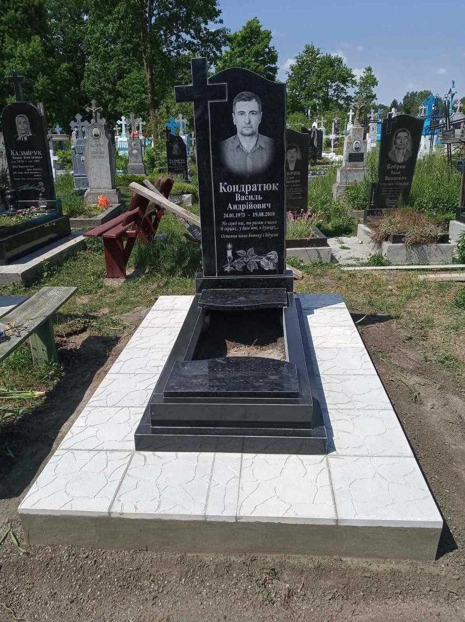 Бюджетні пам'ятники з НАТУРАЛЬНОГО граніту "ПІД КЛЮЧ"