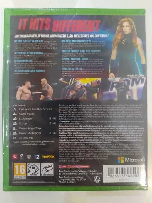 NOWA WWE 2K22 Xbox Series X eng