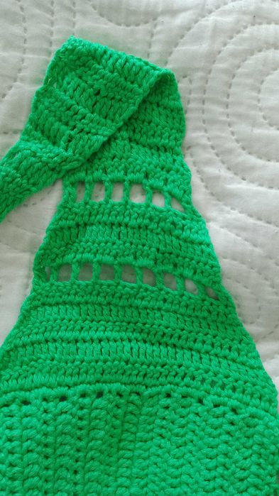 Top plażowy na szydełku