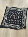 Chusta bandana czarna Zara Man 54x54cm chustka