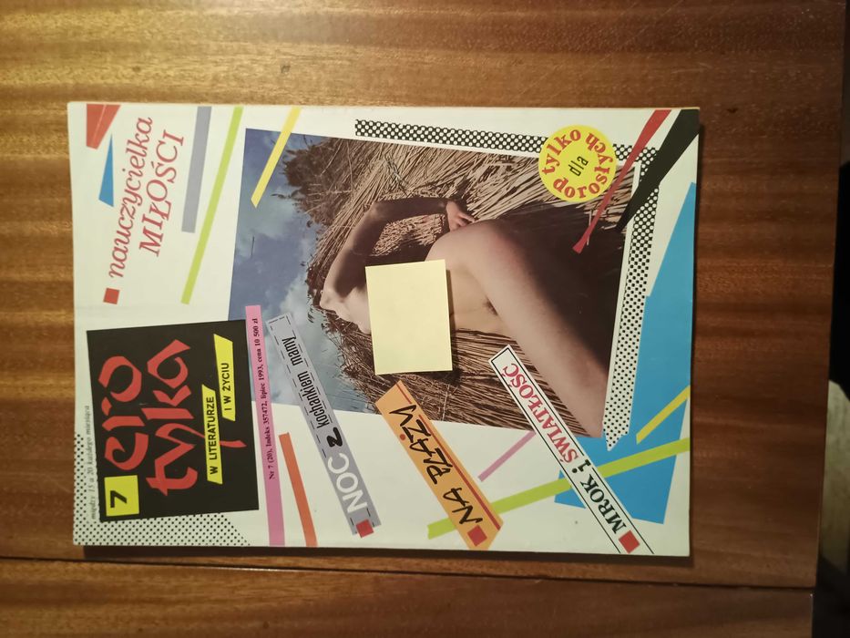 Erotyka w literaturze i w życiu - 7/1993 - 18+