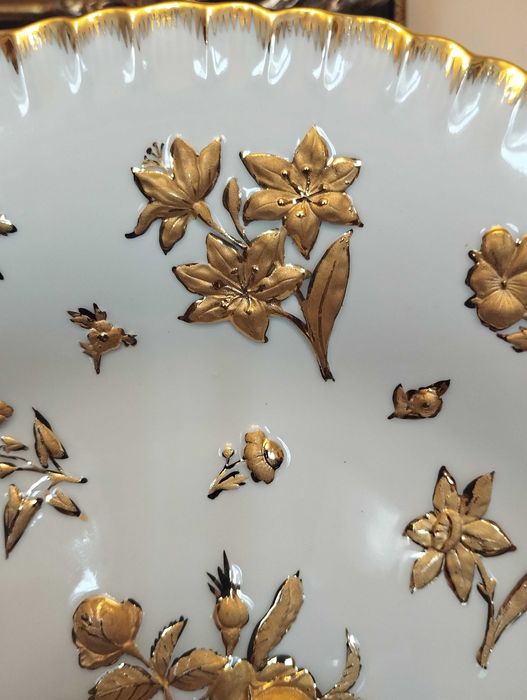 Miśnia duża piękna patera.