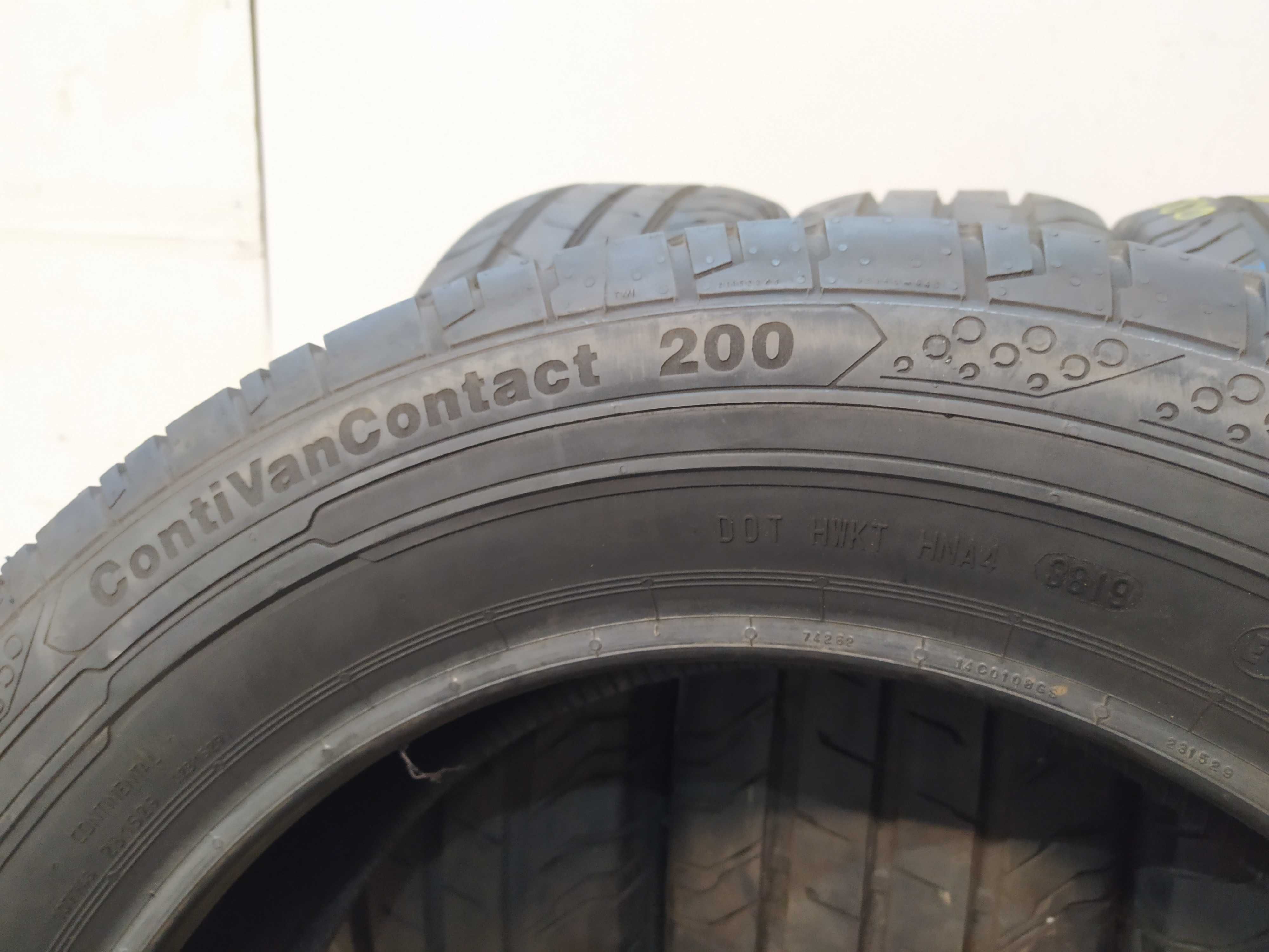 4x 215/60 R17C Continental ContiVanContact200. 2019r 8,7mm Jak Nowe