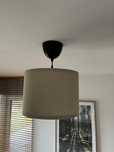 3 lampy beżowe Ikea