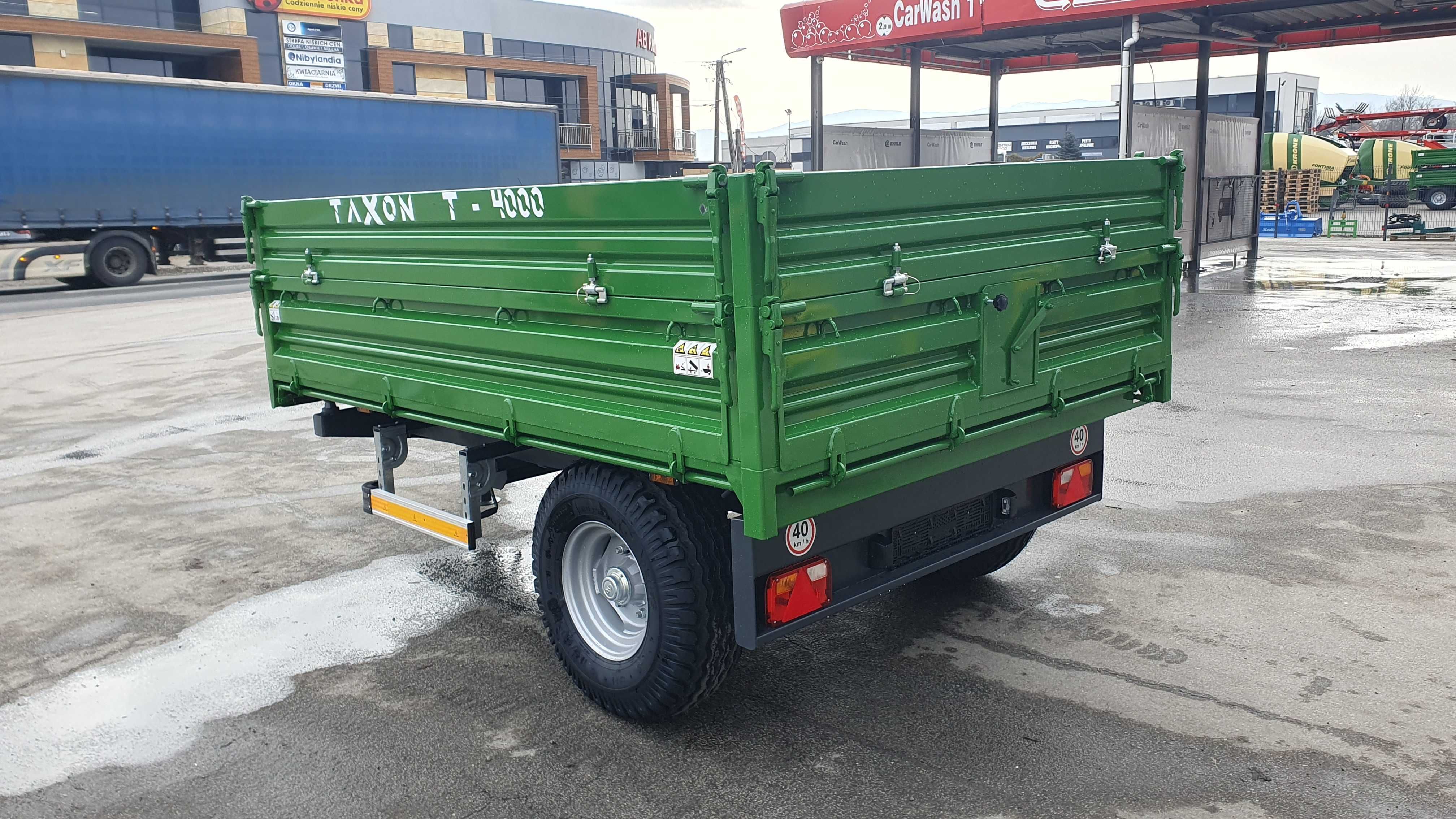 Przyczepa rolnicza Taxon T-4 STEKRO - Burta 40 cm+nadstawka PROMOCJA!