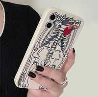 Чехол с принтом скелет на айфон 13 про макс,iphone 13 pro max