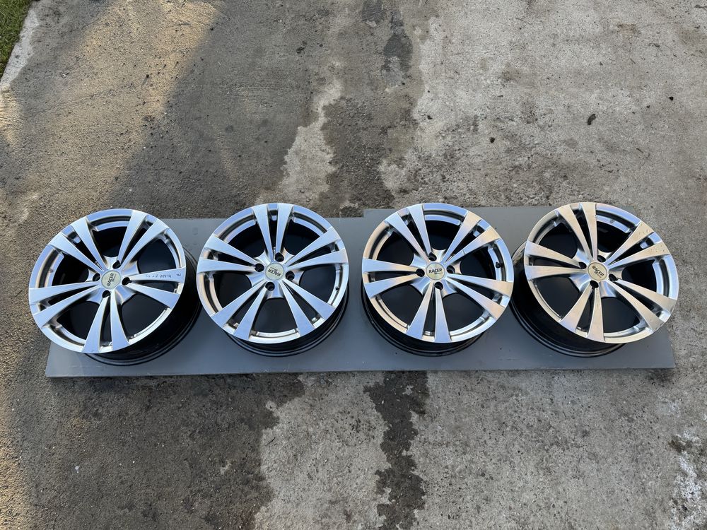 Felgi Racer Wheels Jante Lyra 17 7x17 4T100 4x100 ET35 NOWE Komplet