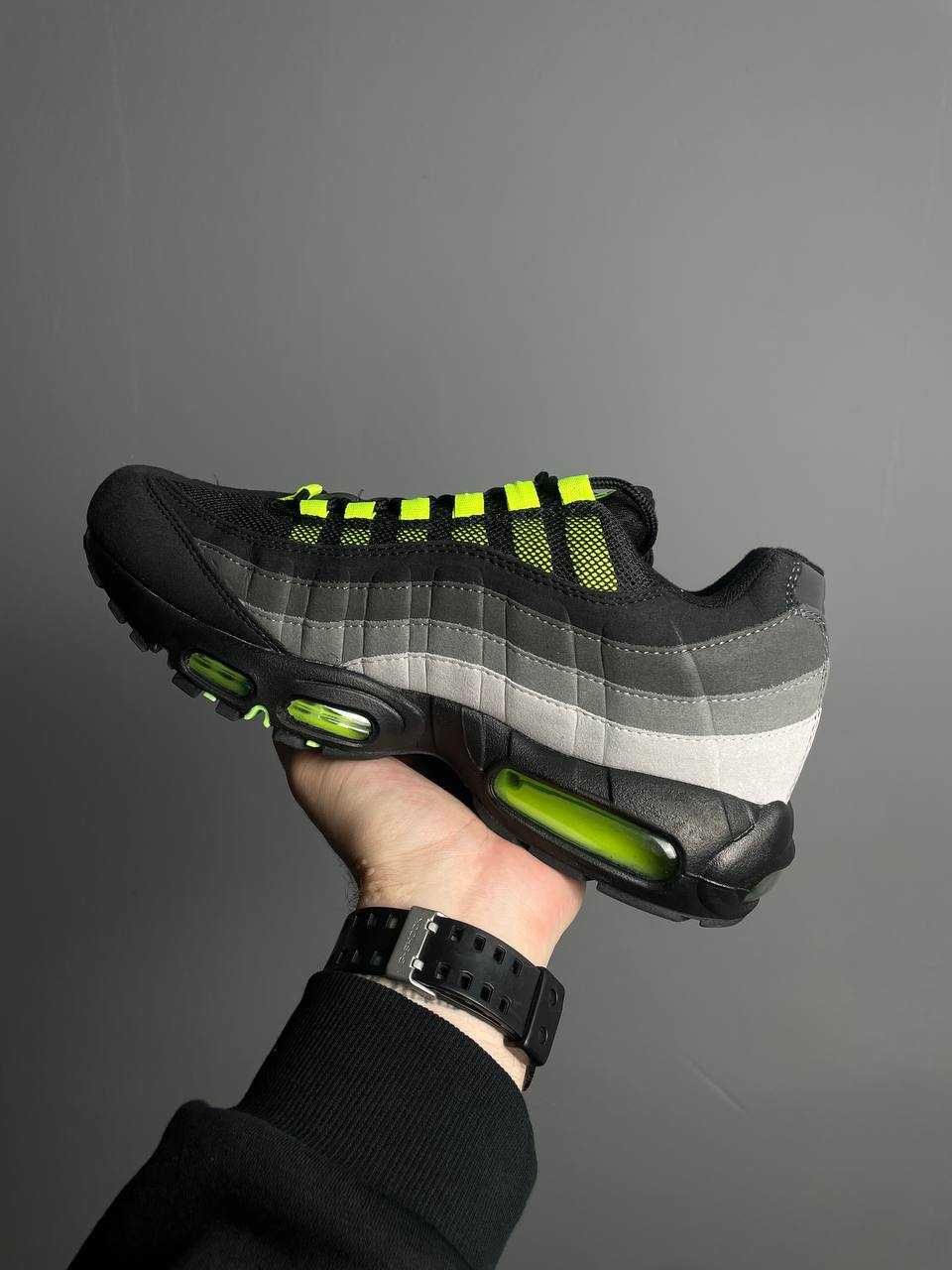 Кроссовки Nike Air Max 95 Black Grey Green