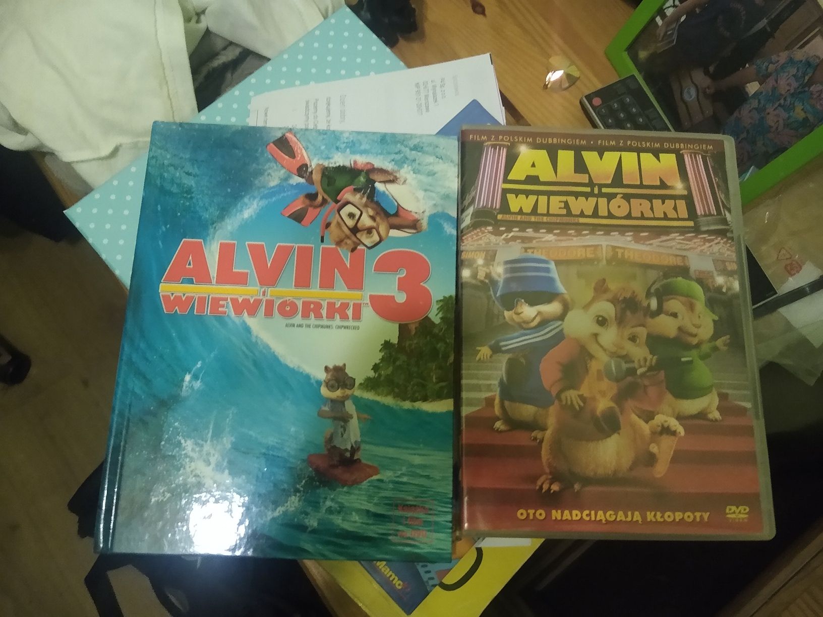 Film DVD Alvin i Wiewiórki 1 i 3