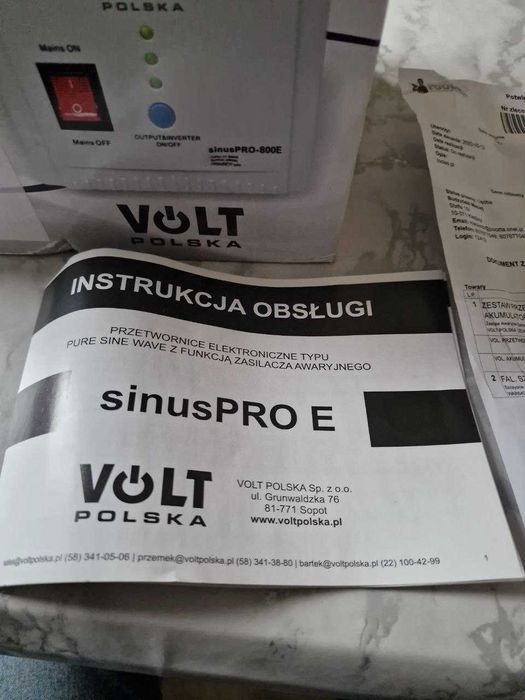 Zasilacz awaryjny VOLT Polska sinusPRO-800E