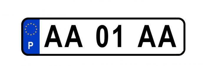 Matrículas Auto, Motas, Atrelados e com nomes