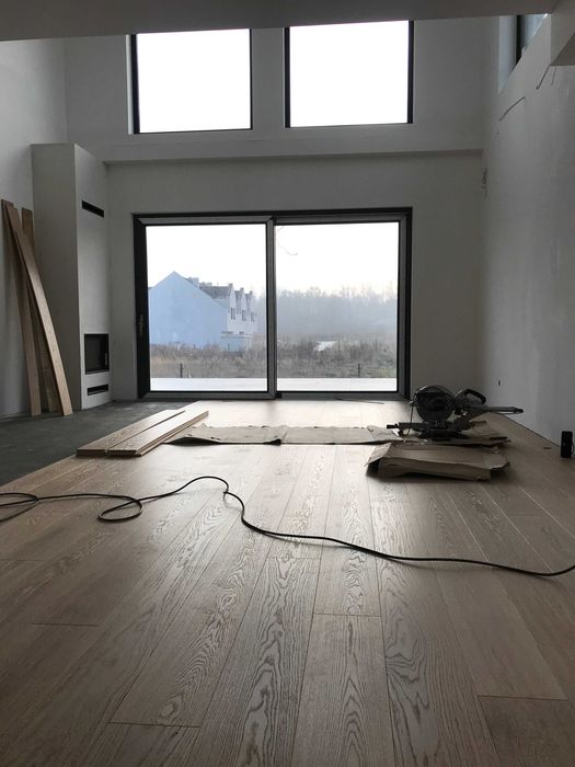 Cyklinowanie bezpyłowe, układanie i renowacja podłóg tarasów elewacji