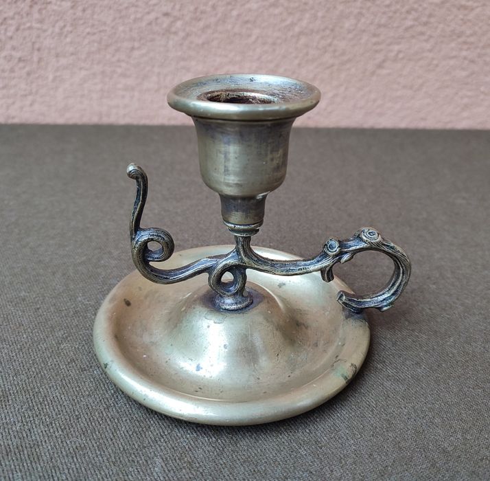 Henneberg Warszawa kaganek świecznik secesyjny