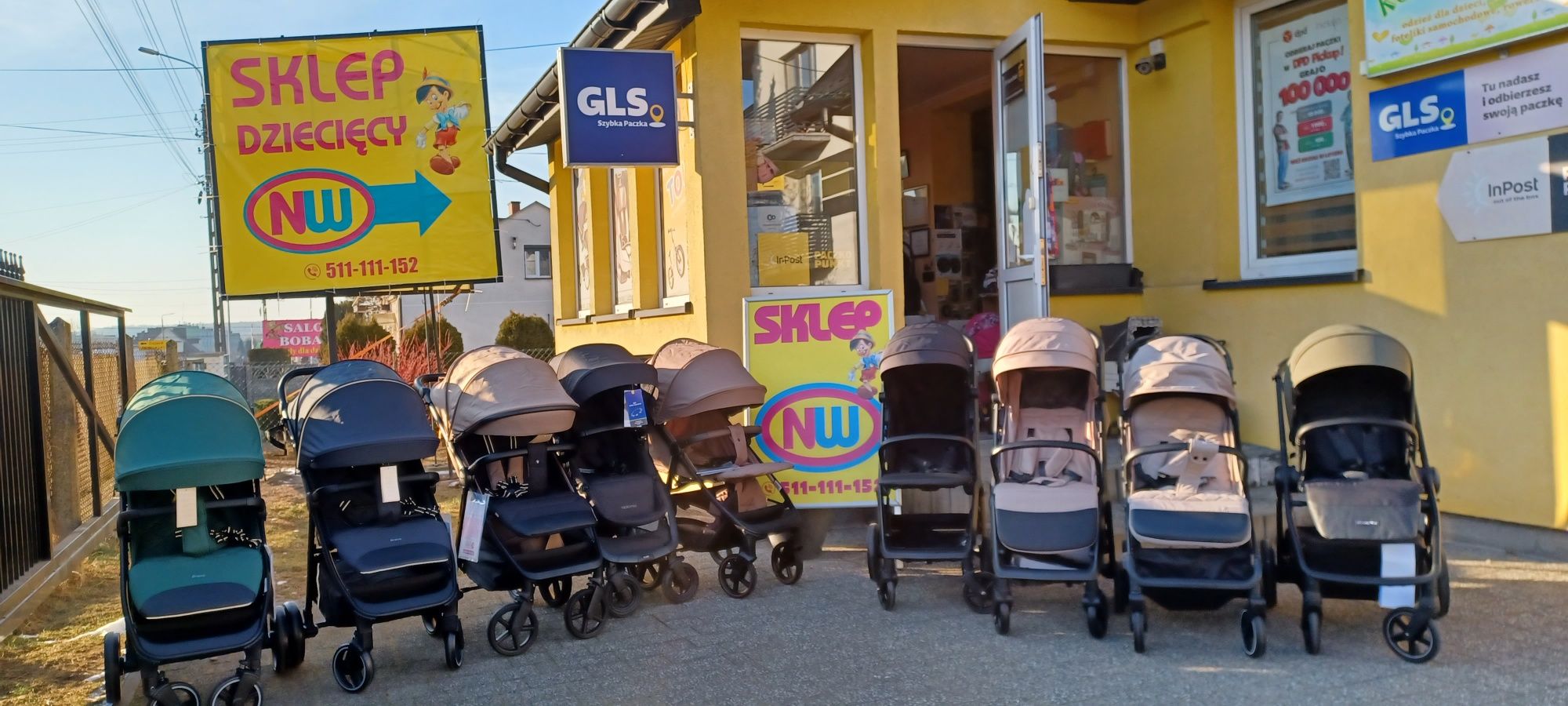 Wózek spacerowy używany KOMIS dla dzieci NW