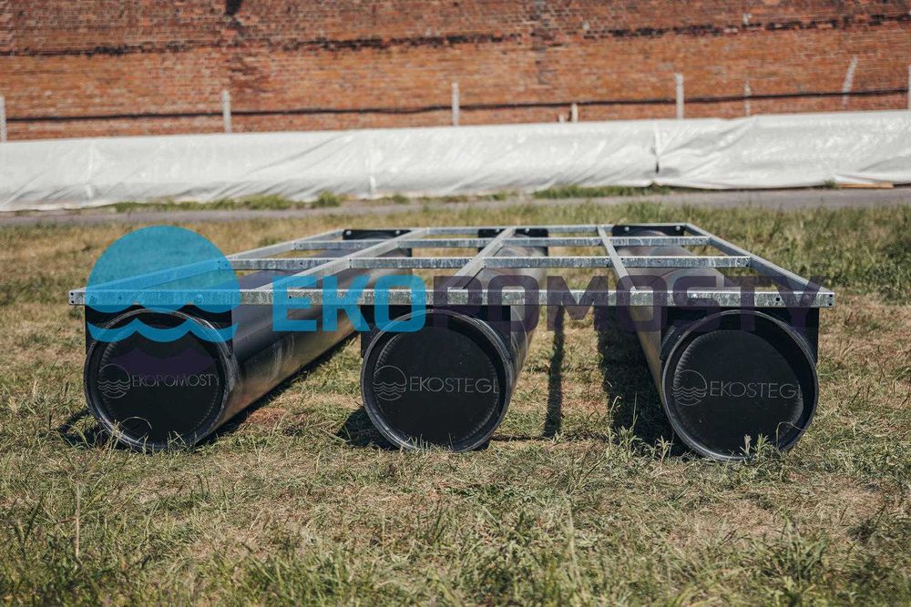 OD RĘKI - Pomost pływający, platforma pływająca, ponton 4x2m - 8mkw