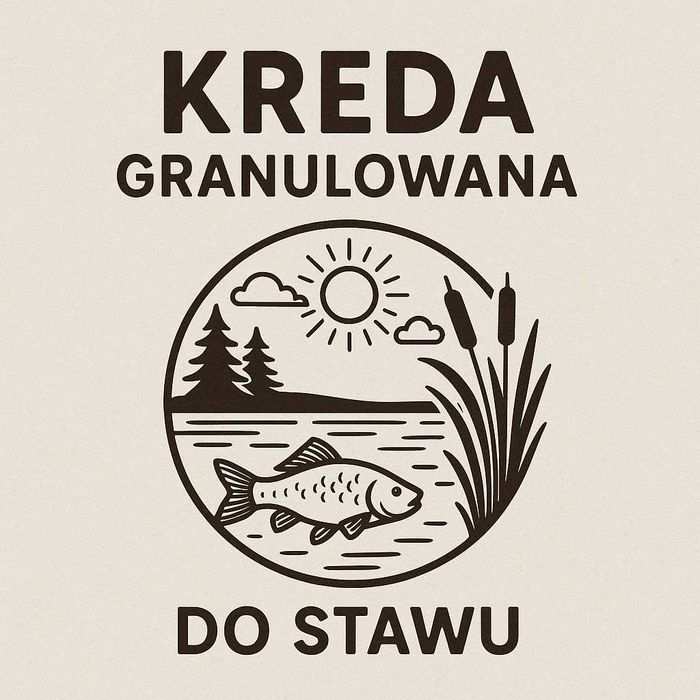 Kreda Stawowa 25kg, kreda do oczka wodnego, kreda do stawu granulat