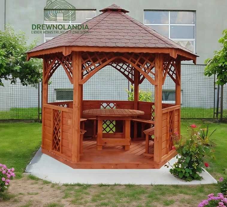 Altana Drewnolandia drewno 320 x 320 x 320cm
