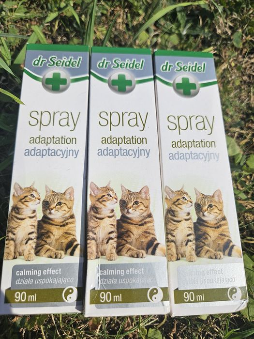 Feromony psie, kocie - sprej adaptacyjny Dr. Seidel