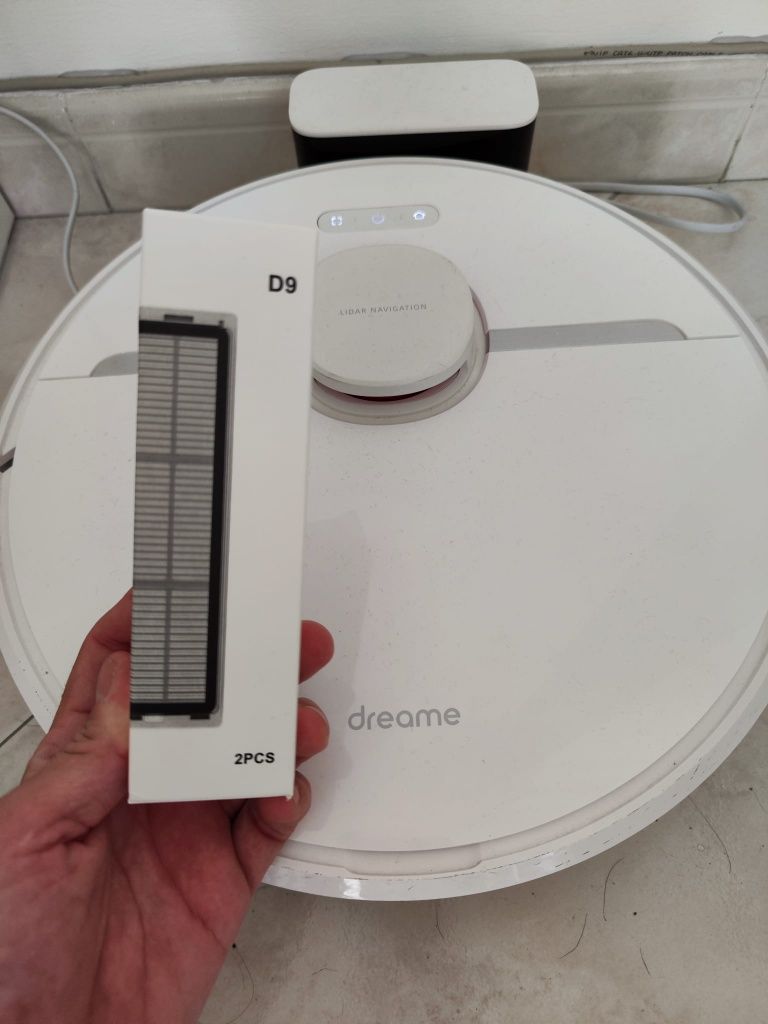 Dreame robot vacuum D9 - Defeituoso, apenas para peças