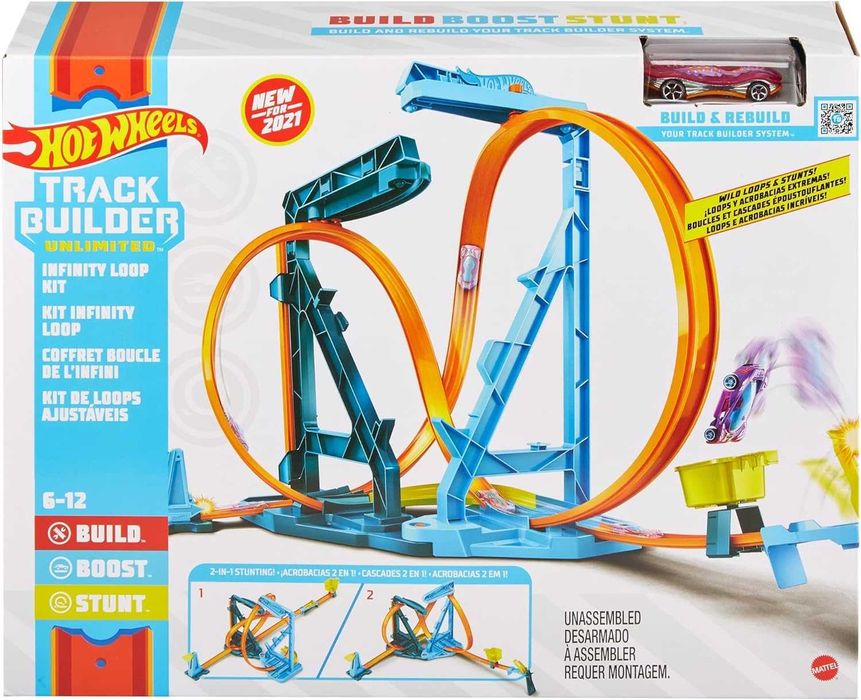 ОРИГИНАЛ! Трек Хот Вилс Бесконечная Петля Hot Wheels Track Builder Unl