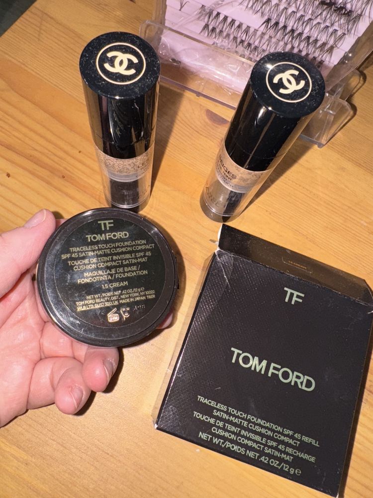 Podklady chanel i tom ford podkład do makijażu zestaw