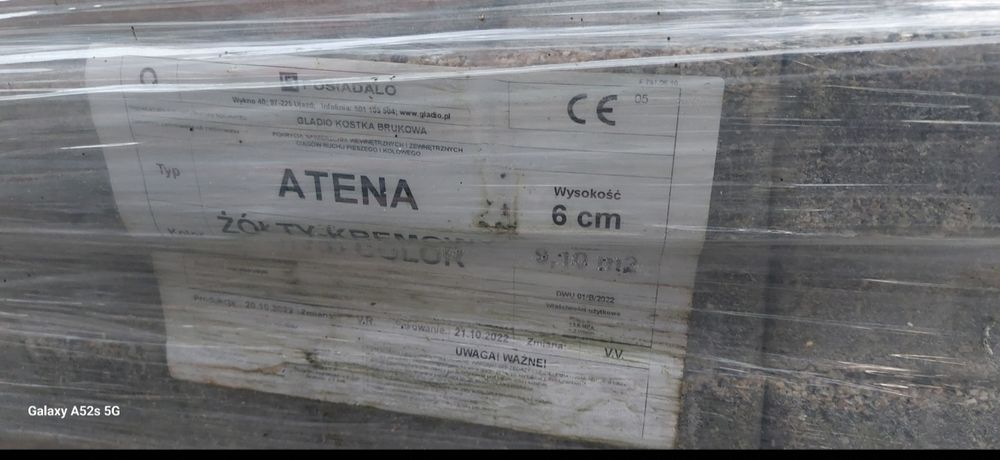 Kostka brukowa Atena 6 cm grubość - producent GLADIO.