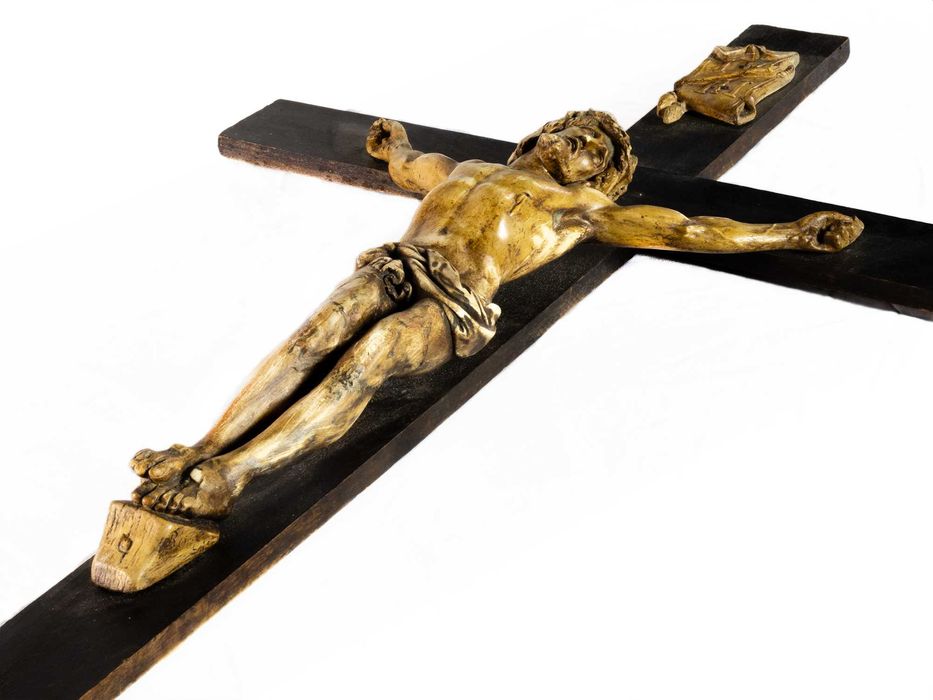 Crucifixo Escultura Cristo 1935, Arte Sacra