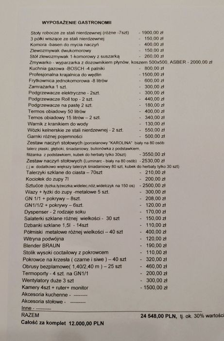 Naczynia gastronomiczne