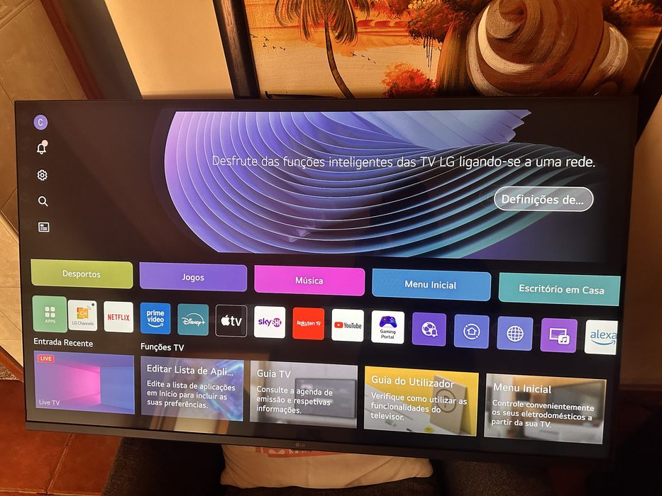Tv led LG 43 como novo