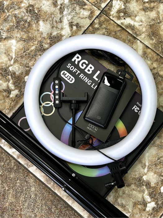 Кольцевая лампа RGB MJ33 для Тик Тока. Оригинал 100%