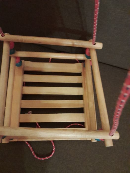 Huśtawka drewniana duża