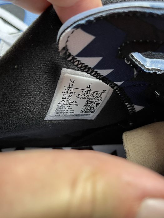 Air Jordan 6 unc blue