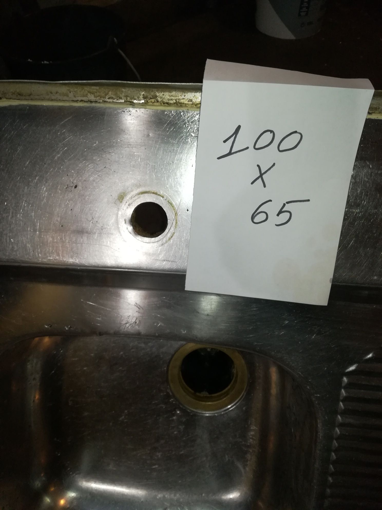 Banca  de cozinha inox usada