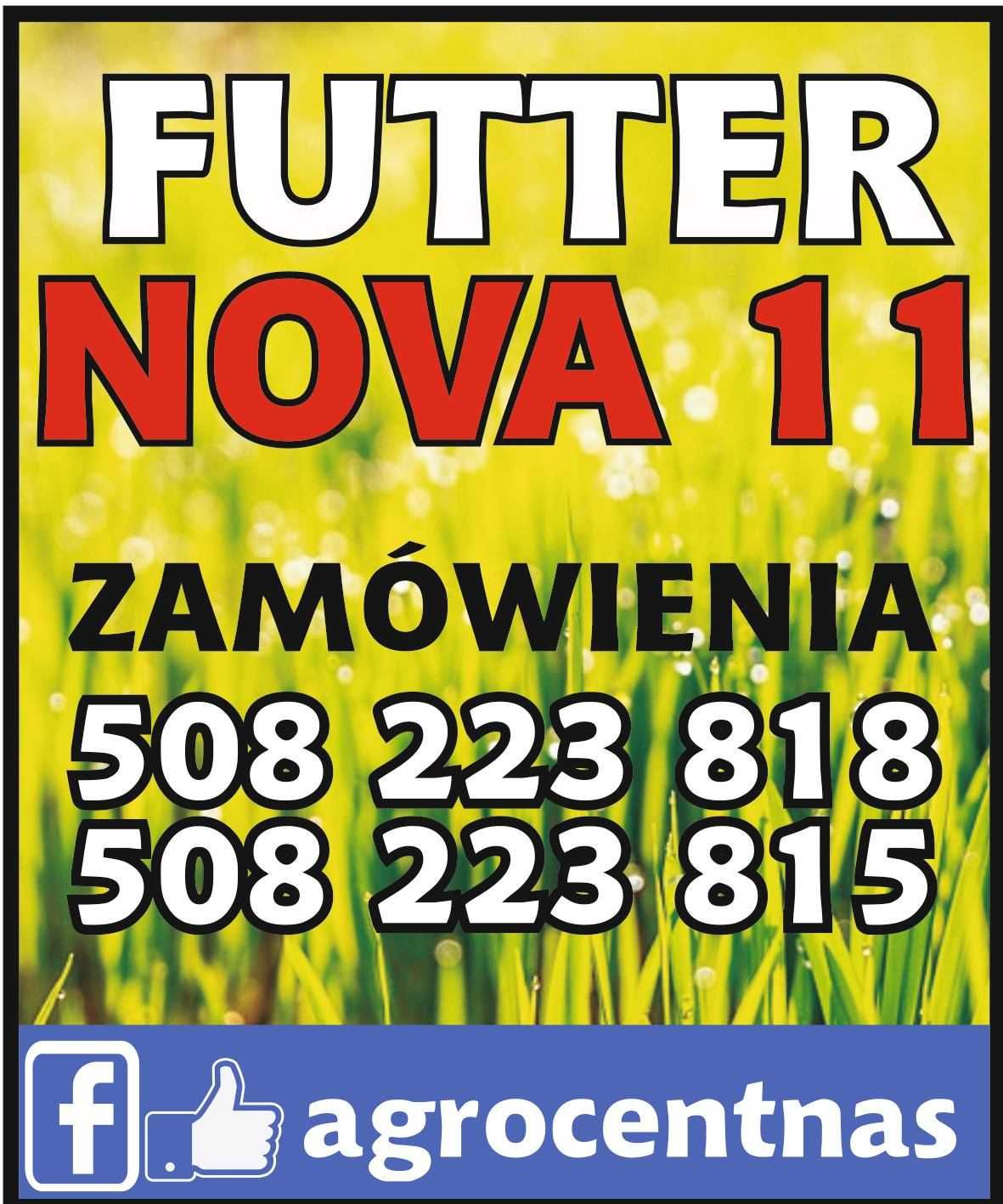 FUTTER NOVA 11 Kośno-Kiszonkowa 1-2 letni międzyplon , mieszanka traw