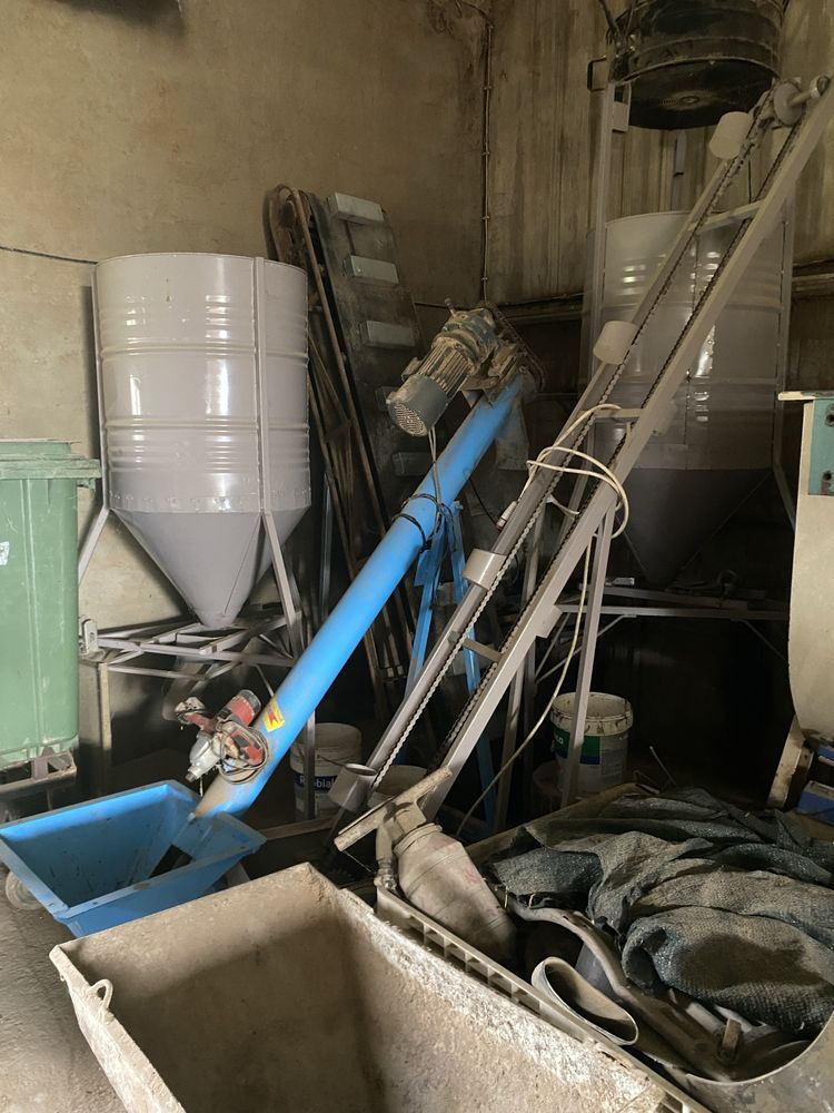 Maquina de pellets, Sem-fim, Misturador e outros