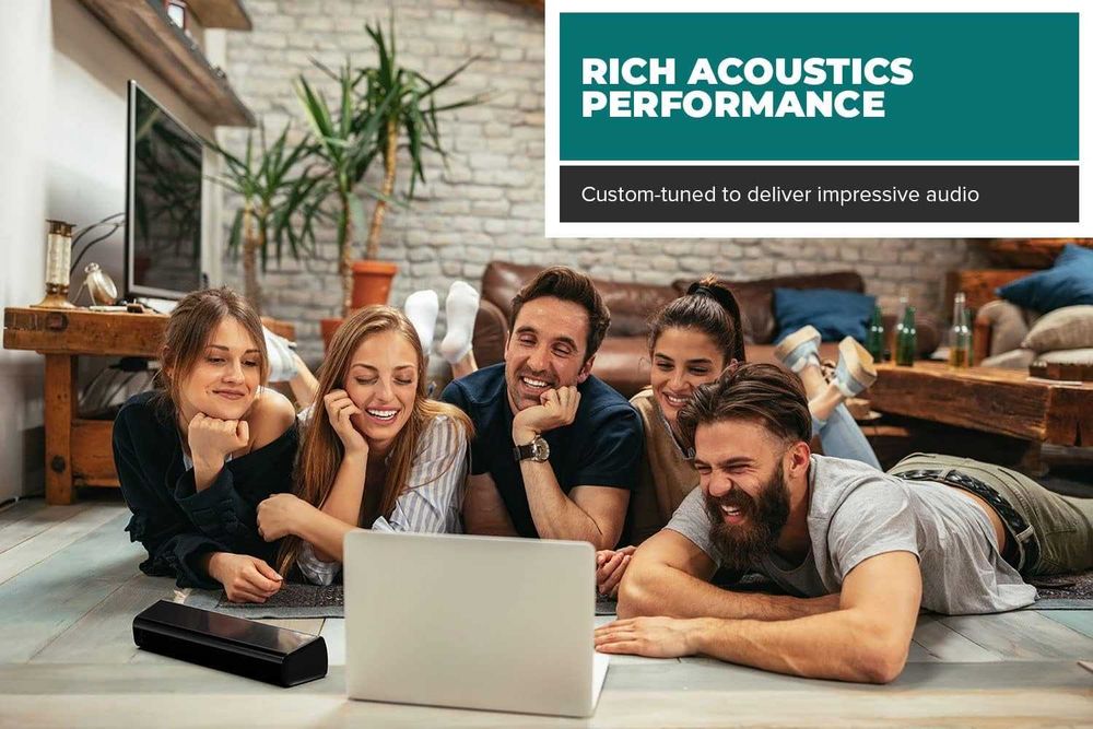 Coluna Creative Labs Stage Air V2 USB-C e Bluetooth 5.3 20W (Selada)