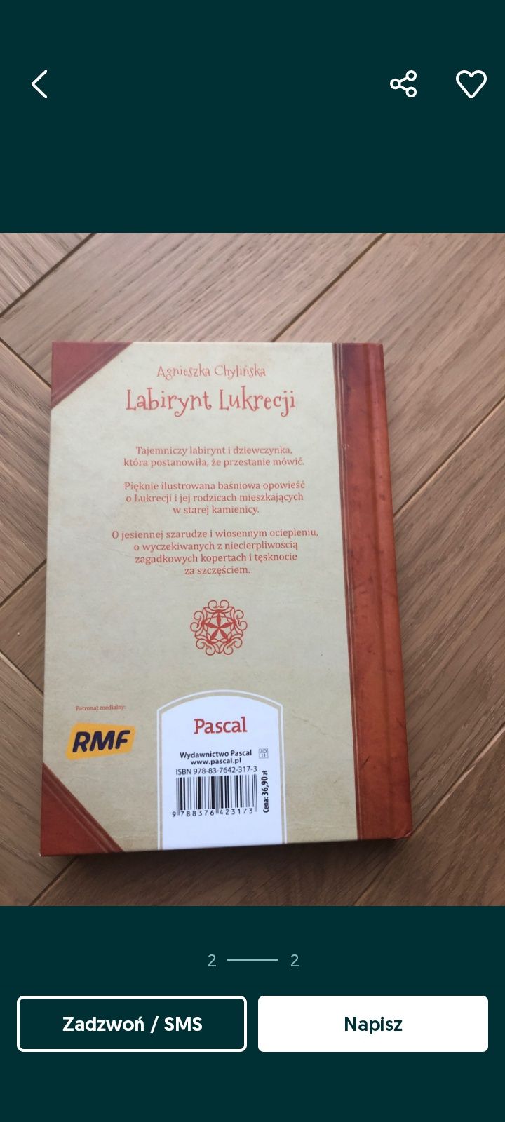 Książka- Labirynt Lukrecji