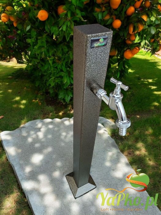 Kran ogrodowy YaPko PRO 75cm 3/4" Antyczne Złoto wylewka chrom