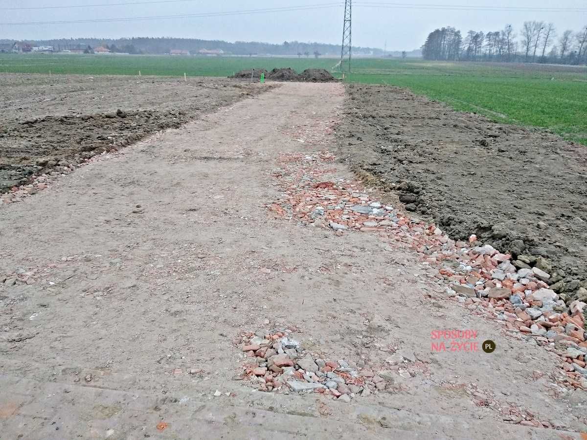 Gruz betonowo ceglany kruszony beton tłuczeń kliniec